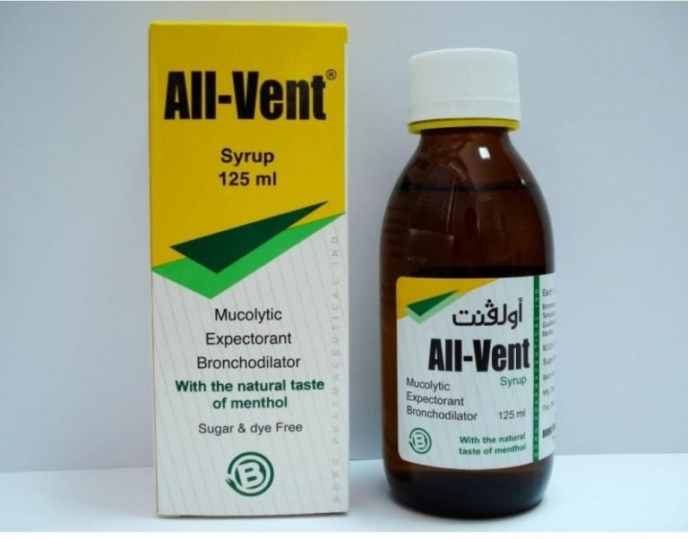 اولفنت شراب All-Vent لعلاج الكحة وموسع للشعب الهوائية