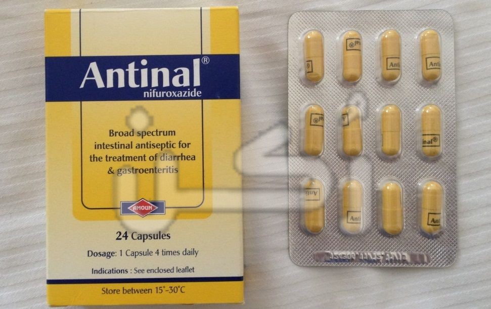 انتينال Antinal أقراص وشراب مطهر معوي وعلاج الإسهال