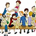 رؤية تقديم الطعام للضيوف