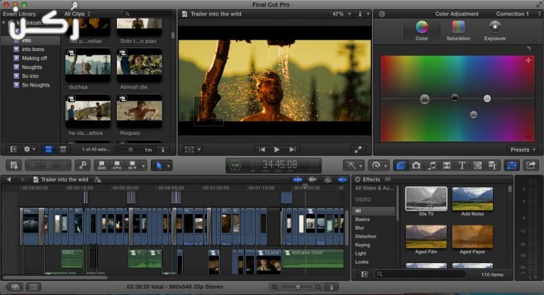 Final Cut Pro لتحرير الفيديوهات