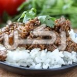 الأرز واللحم في المنام