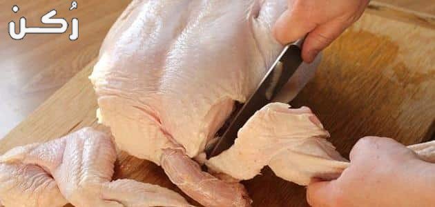 حلم تقطيع الدجاج المذبوح
