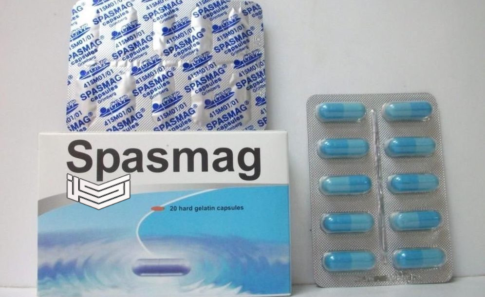 كبسولات سبازماج Spasmag مكمل غذائي لعلاج نقص الماغنسيوم