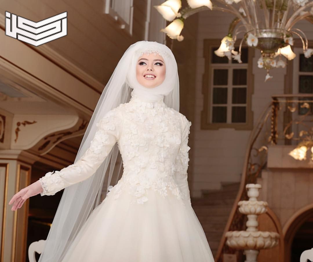 احدث فساتين زفاف للمحجبات تركية جديدة 2024