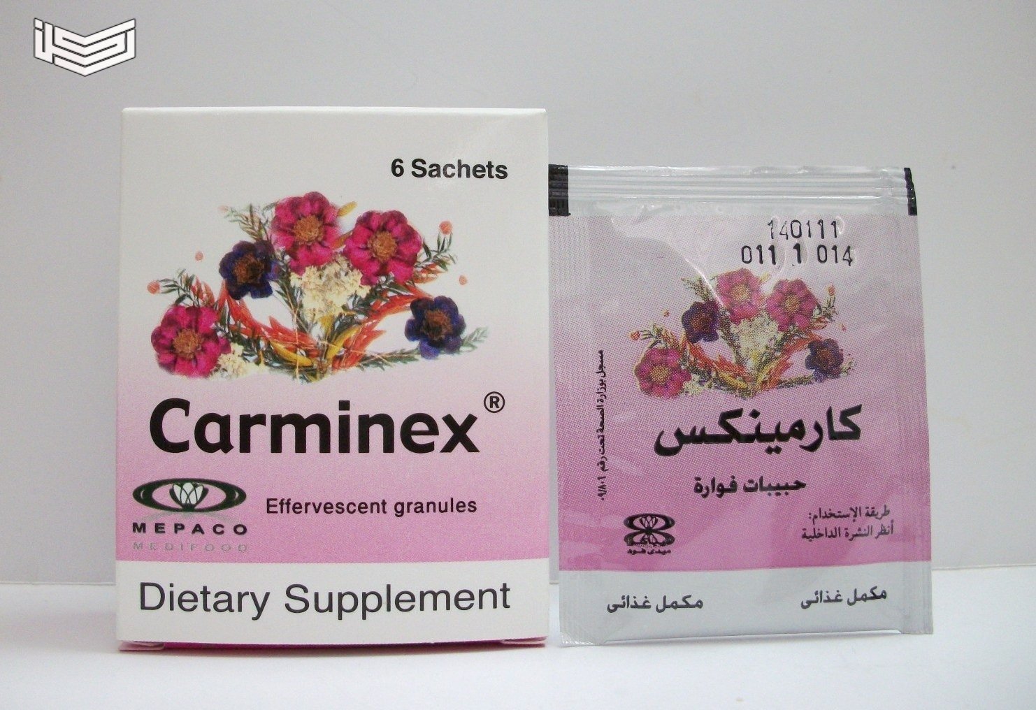 دواعي استعمال دواء كارمينكس Carminex أكياس فوار