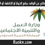 الاستعلام عن الوافد برقم الجواز