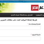 رابط موقع دعم مصر الرقمي لإضافة المواليد وتعديل أفراد الاسرة