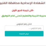 موعد نتيجة الشهادة الاعدادية 2022 محافظة القليوبية