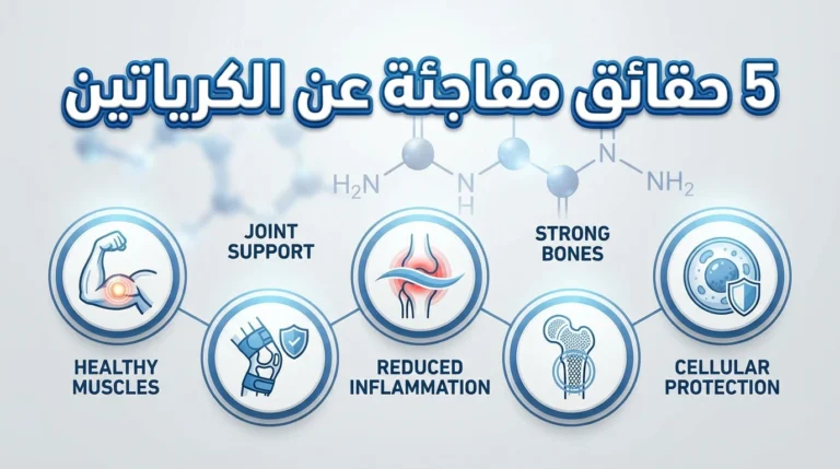 5 حقائق مفاجئة عن الكرياتين: فوائد تتجاوز حدود صالة الألعاب الرياضية